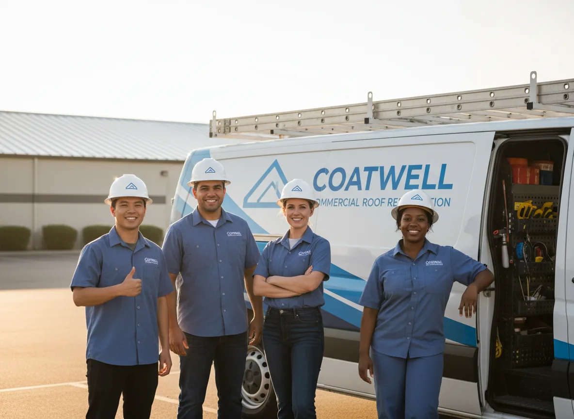 Commercial roof coating company in Milton, NY